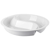Sunnex 2 Division Chafing Dish Porcelain Insert 15.5"